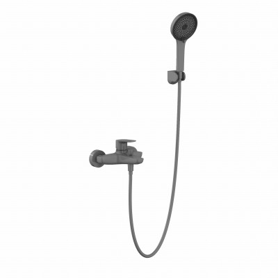 NATURE GUNMETAL BRUSHED Bateria wannowa naścienna MOBI