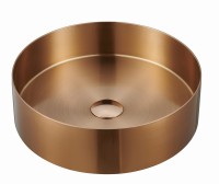 STEEL COPPER BRUSHED Umywalka stalowa 38x11 MOBI