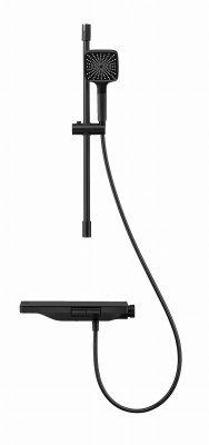 SWITCH SYSTEM  BLACK MATT  Zestaw natryskowy MOBI