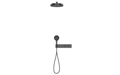 SWITCH SYSTEM BLACK MATT Natryskowy zestaw podtynkowy  MOBI