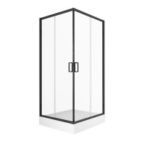 KWADRO 2.0 BLACK Kabina prysznicowa 90X90 MOBI