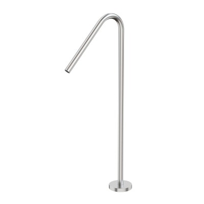 NICKEL BRUSHED Wylewka wannowa wolnostojąca MOBI