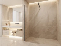 WALK-IN SPACE 10MM COPPER BRUSHED Ścianka 110X200