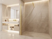 WALK-IN SPACE 10MM GOLD BRUSHED Ścianka 100X200