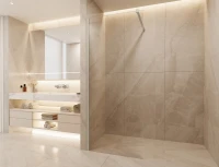 WALK-IN SPACE 10MM NICKEL BRUSHED Ścianka 100X200