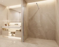 WALK-IN SPACE 10MM CHROME Ścianka 90X200