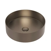 STEEL BRONZE BRUSHED Umywalka stalowa 38x11 MOBI 