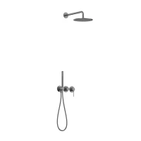 NORTHERN BAUHAUS EDITION GUNMETAL BRUSHED Natryskowy zestaw podtynkowy MOBI