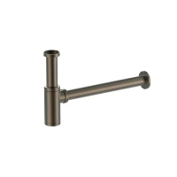 PREMIUM BRONZE BRUSHED syfon horyzontalny MOBI 