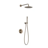 NORTHERN BRONZE BRUSHED Termostatyczny natryskowy zestaw podtynkowy MOBI 