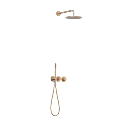 NORTHERN BAUHAUS EDITION COPPER BRUSHED Natryskowy zestaw podtynkowy MOBI