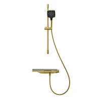 SWITCH SYSTEM GOLD BRUSHED  Zestaw natryskowy MOBI