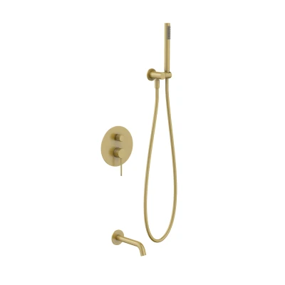 NORTHERN GOLD BRUSHED Wannowy zestaw podtynkowy MOBI