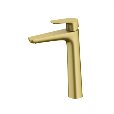 NATURE GOLD BRUSHED Bateria umywalkowa wysoka MOBI