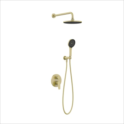 NATURE GOLD BRUSHED Natryskowy zestaw podtynkowy MOBI