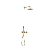 NORTHERN BAUHAUS EDITION GOLD BRUSHED Natryskowy zestaw podtynkowy MOBI