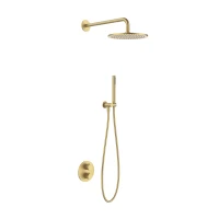 NORTHERN GOLD BRUSHED Termostatyczny natryskowy zestaw podtynkowy MOBI
