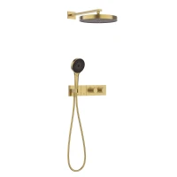 SWITCH SYSTEM GOLD BRUSHED Natryskowy zestaw podtynkowy MOBI 
