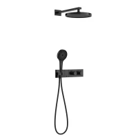 SWITCH SYSTEM BLACK MATT Natryskowy zestaw podtynkowy  MOBI