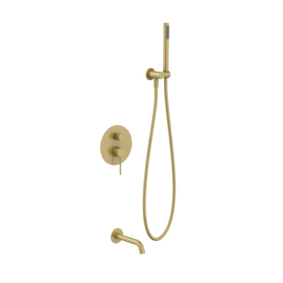 NORTHERN GOLD BRUSHED Wannowy zestaw podtynkowy MOBI