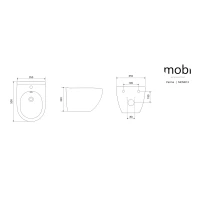 PARMA Bidet podwieszany MOBI - zdjęcie 4