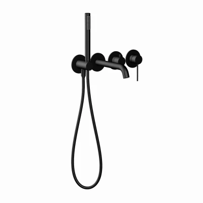 NORTHERN BLACK MATT Bateria wannowa podtynkowa typ 2 MOBI