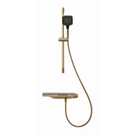 SWITCH SYSTEM GOLD BRUSHED  Zestaw natryskowy MOBI
