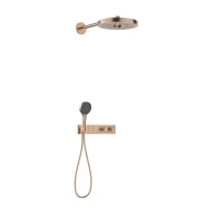 SWITCH SYSTEM PRO COPPER BRUSHED Natryskowy zestaw podtynkowy MOBI