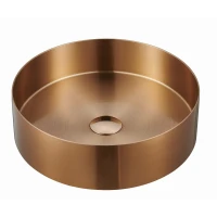 STEEL COPPER BRUSHED Umywalka stalowa 38x11 MOBI - zdjęcie 1