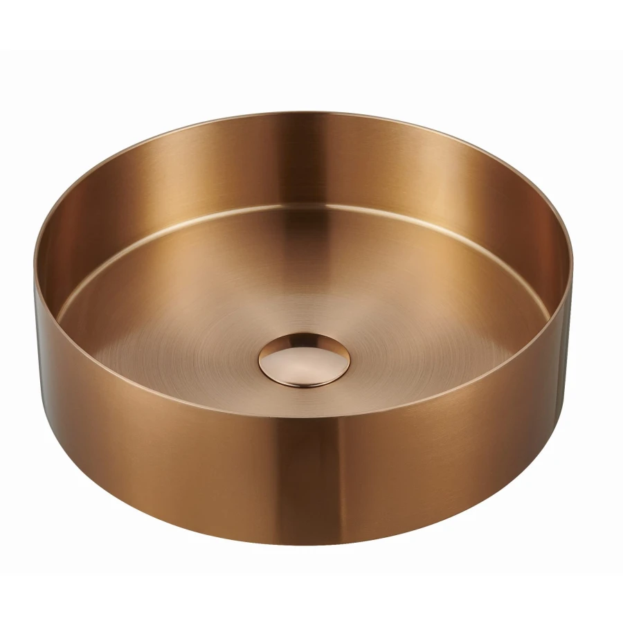 STEEL COPPER BRUSHED Umywalka stalowa 38x11 MOBI - zdjęcie 1