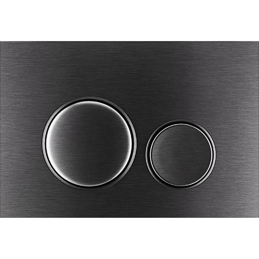 MOBITECH PRZYCISK CIRCLE GUNMETAL BRUSHED - zdjęcie 1