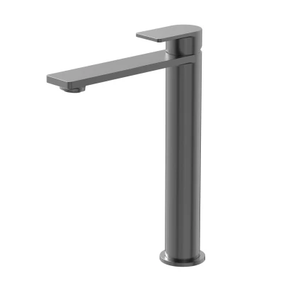 HORIZON GUNMETAL BRUSHED Bateria umywalkowa wysoka MOBI
