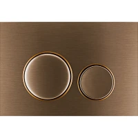 MOBITECH PRZYCISK CIRCLE COPPER BRUSHED - zdjęcie 1