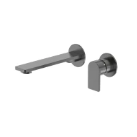 HORIZON GUNMETAL BRUSHED Bateria umywalkowa podtynkowa MOBI - zdjęcie 1