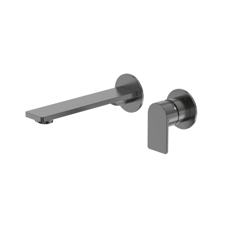 HORIZON GUNMETAL BRUSHED Bateria umywalkowa podtynkowa MOBI - zdjęcie 1