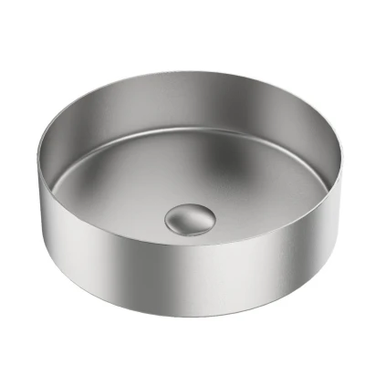 STEEL NICKEL BRUSHED Umywalka stalowa 38x11 MOBI
