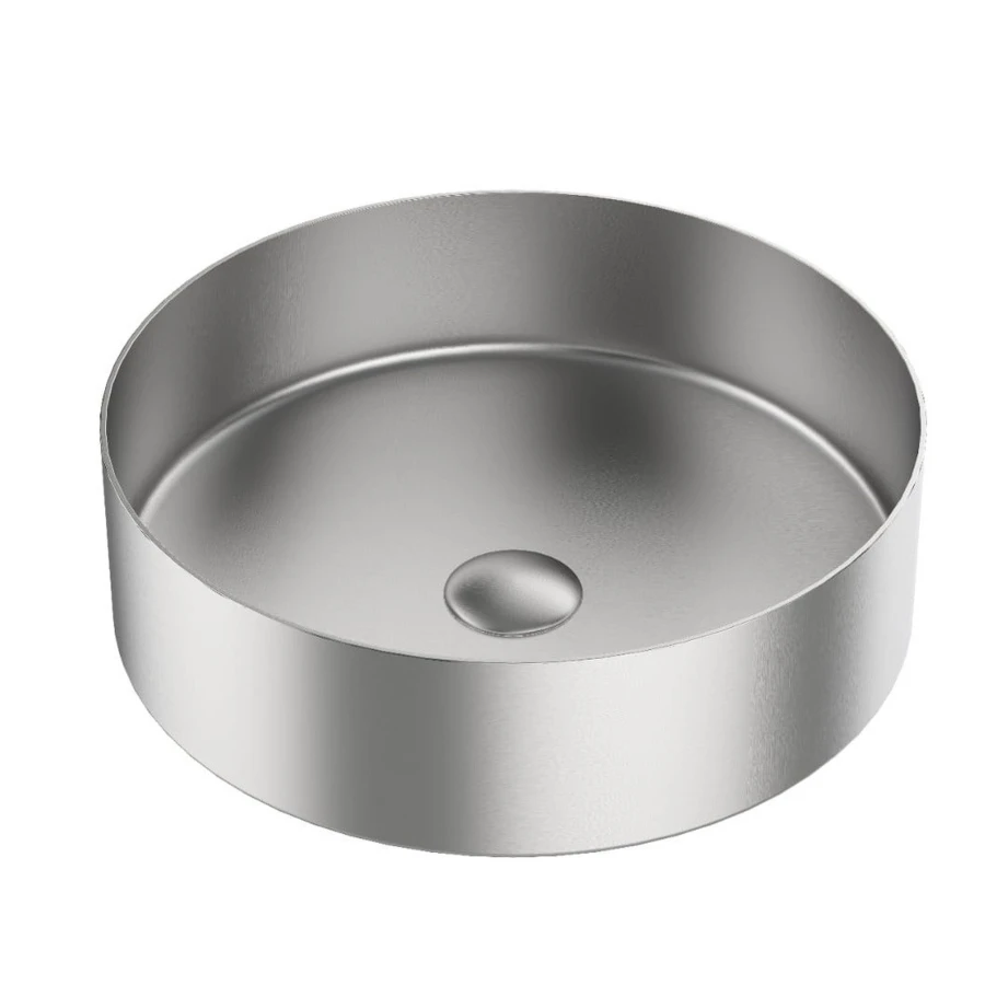 STEEL NICKEL BRUSHED Umywalka stalowa 38x11 MOBI - zdjęcie 1