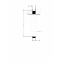 COPPER BRUSHED Ramie natryskowe sufitowe MOBI - zdjęcie 2