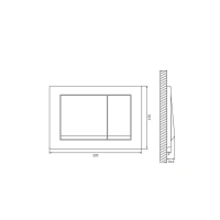 MOBITECH PRZYCISK SQUARE WHITE - zdjęcie 2
