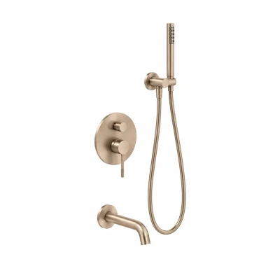 NORTHERN COPPER BRUSHED Wannowy zestaw podtynkowy MOBI 