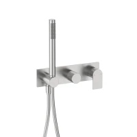 HORIZON NICKEL BRUSHED Bateria podtynkowa dwu-funkcyjna typ 2.0 MOBI