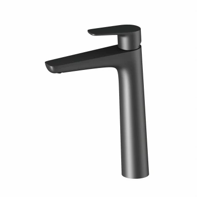 NATURE BLACK MATT Bateria umywalkowa wysoka MOBI