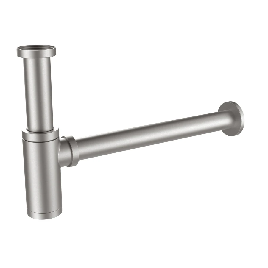 PREMIUM NICKEL BRUSHED syfon horyzontalny MOBI - zdjęcie 1