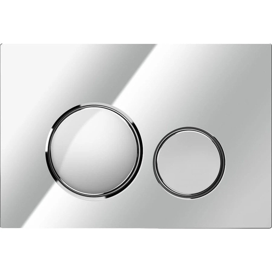 MOBITECH PRZYCISK CIRCLE CHROM - zdjęcie 1
