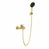 NATURE GOLD BRUSHED Bateria wannowa naścienna MOBI - zdjęcie 2