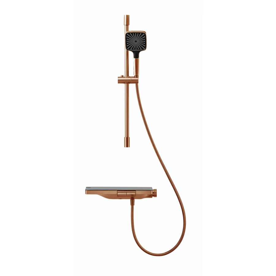 SWITCH SYSTEM COPPER BRUSHED Zestaw natryskowy MOBI - zdjęcie 1