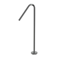 GUNMETAL BRUSHED Wylewka wannowa wolnostojąca MOBI - zdjęcie 1