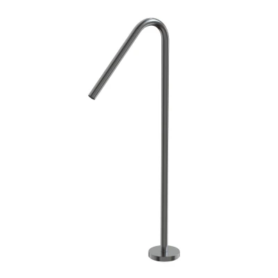 GUNMETAL BRUSHED Wylewka wannowa wolnostojąca MOBI