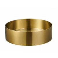 STEEL GOLD BRUSHED Umywalka stalowa 38x11 MOBI - zdjęcie 2