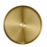 STEEL GOLD BRUSHED Umywalka stalowa 38x11 MOBI - zdjęcie 3